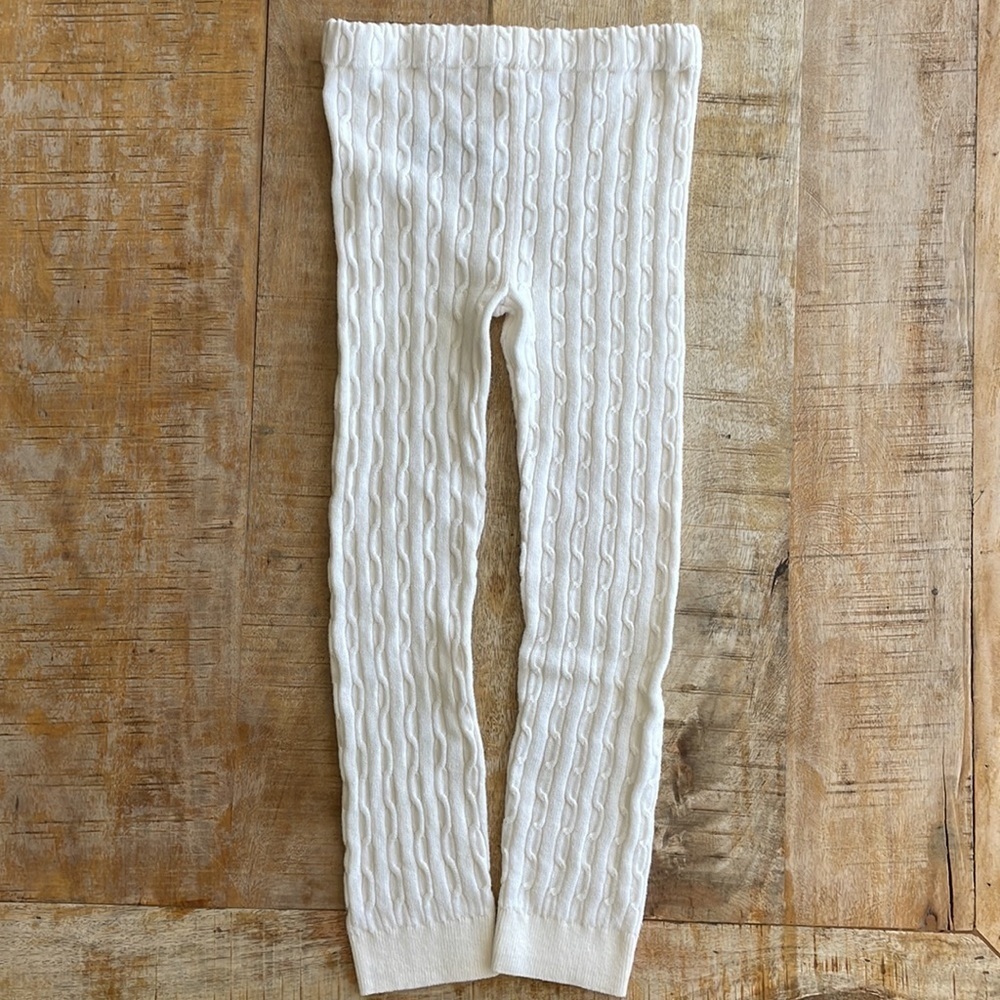 NWT Gap girls cable knit leggings 5t - Picture 4 of 5